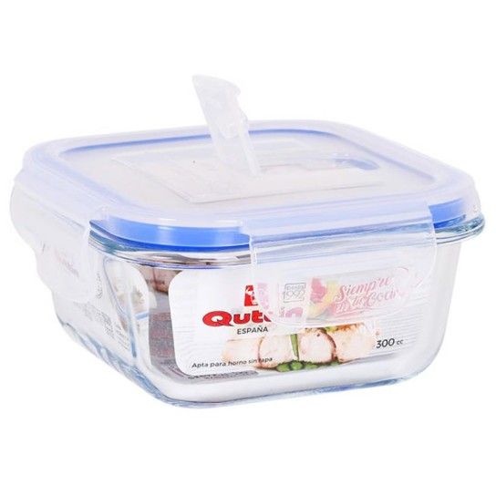 RECIPIENTE QUAD C/TAMPA 14CM