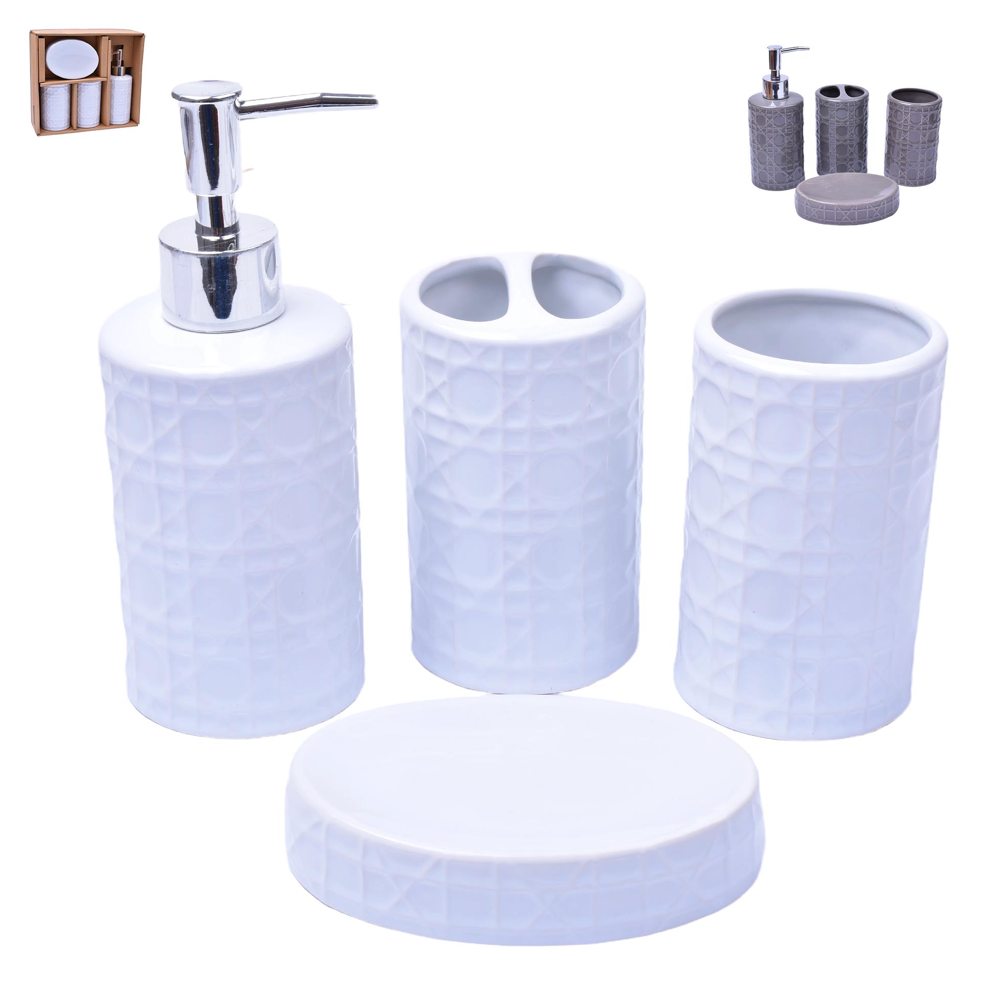CONJ BANHO 4 PCS 1207-015 CX24 CONJ BANHO 4 PCS 1207-015 CX24