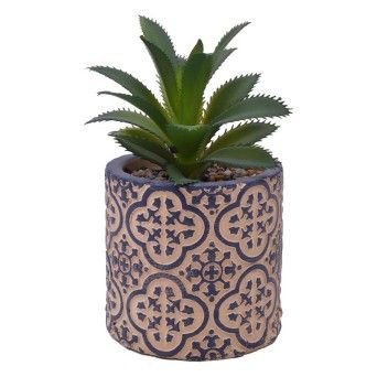 VASO CIMENTO C/PLANTA ART 2437-007 CX24