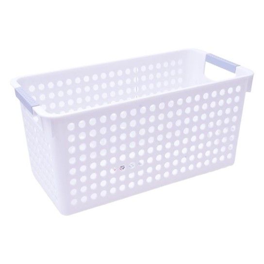 CESTO MULTIUSOS BRANCO 34,5X17X16CM