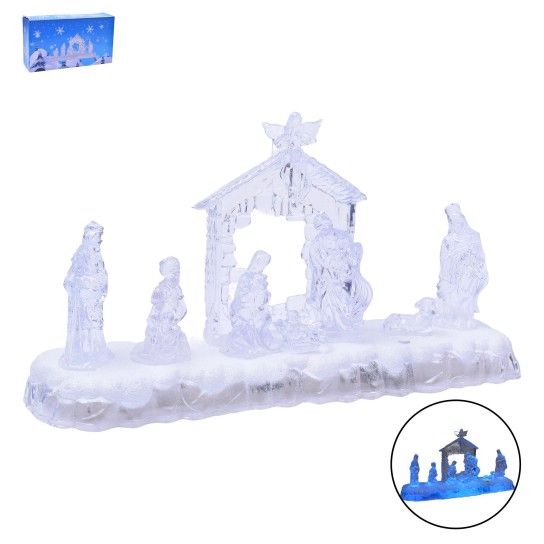 PRESEPIO NATAL C/LUZES COR 2607-108 CX24