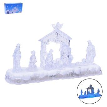 PRESEPIO NATAL C/LUZES COR 2607-108 CX24