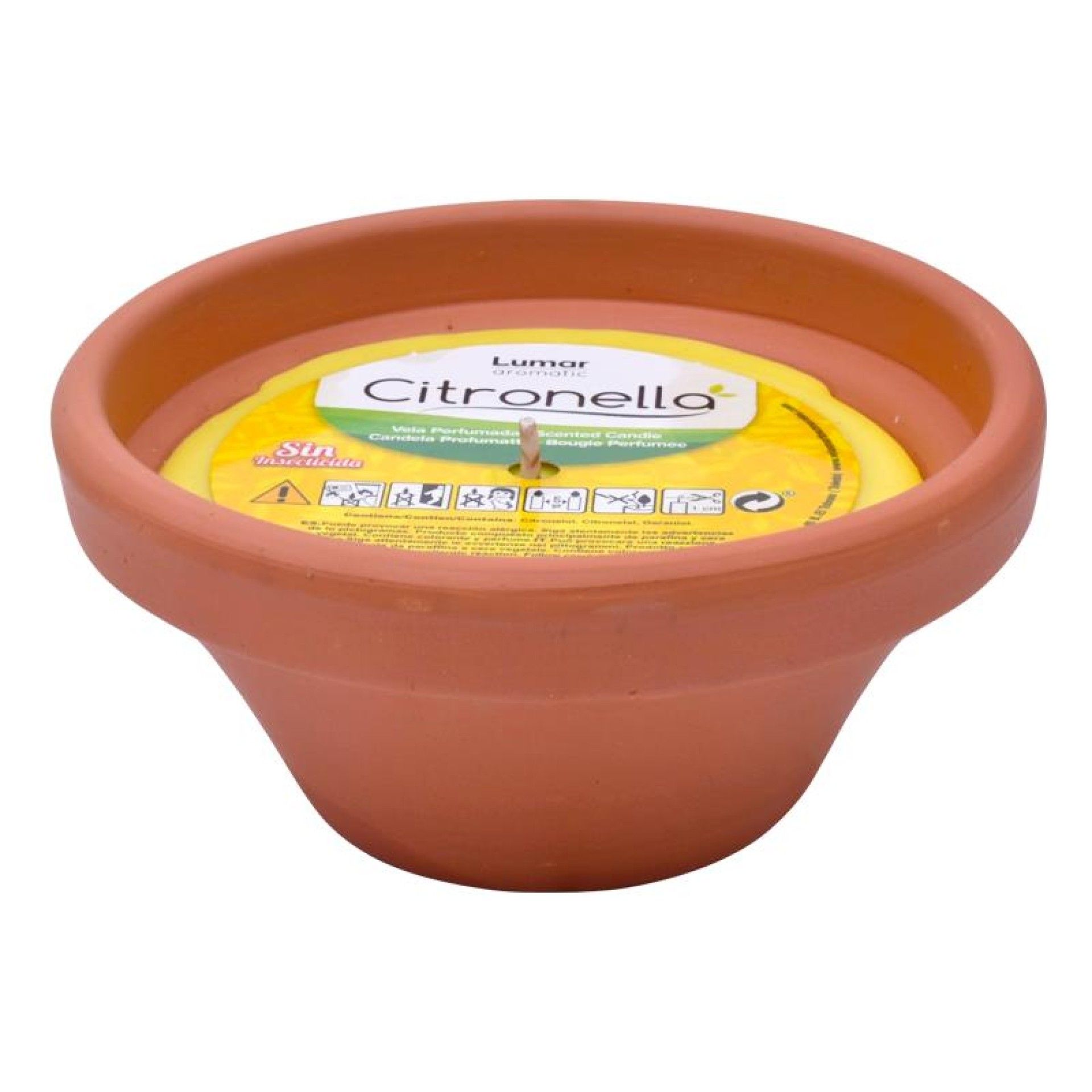 MINI VELA PERFUMADA TERRACOTA CINTROLENA MINI VELA PERFUMADA TERRACOTA CINTROLENA