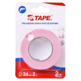 FITA ADESIVA DUPLA FACE 2.4CMX2M