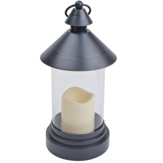 LANTERNA VELA LED PEQ. RED. PRETA 52790 LANTERNA VELA LED PEQ. RED. PRETA 52790