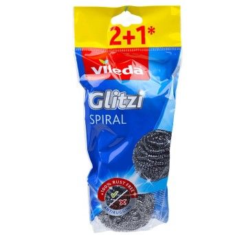 VILEDA ESFREGAO ESPIRAL AO INOX PACK 2+1