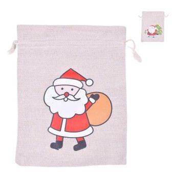 SACO NATAL JUTA 19X29CM