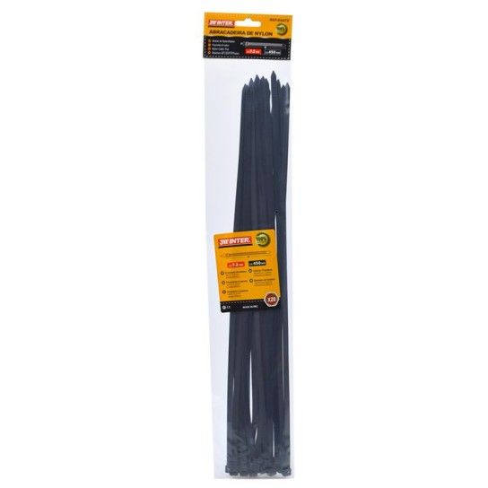 ABRACADEIRA PLAST. PRT. 7.2X450MM 046773