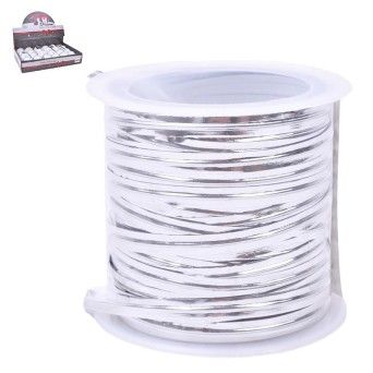 ROLO FIO METALICO PRATA 15MT