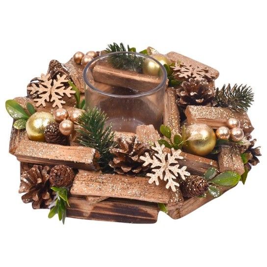 COROA PORTA VELAS 2300-576-18 CX16