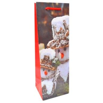 SACO PAPEL NATAL GARRAFA 36X12X10