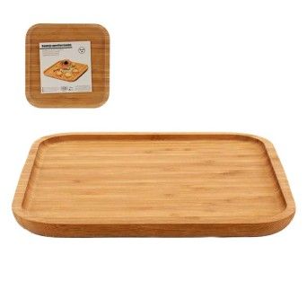 TABUA BAMBU QUADRADA 25X25CM 55073