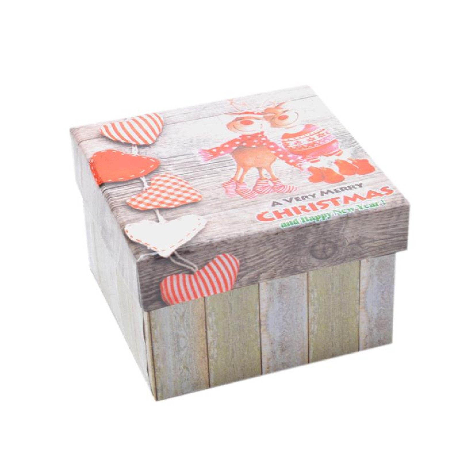 CAIXA CARTAO NATAL 8X8X5CM CAIXA CARTAO NATAL 8X8X5CM
