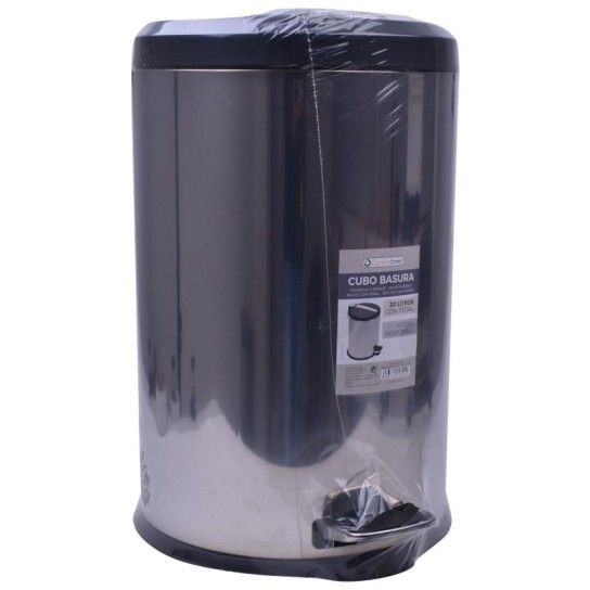 BALDE C/ PEDAL INOX 20L CONFORTIME