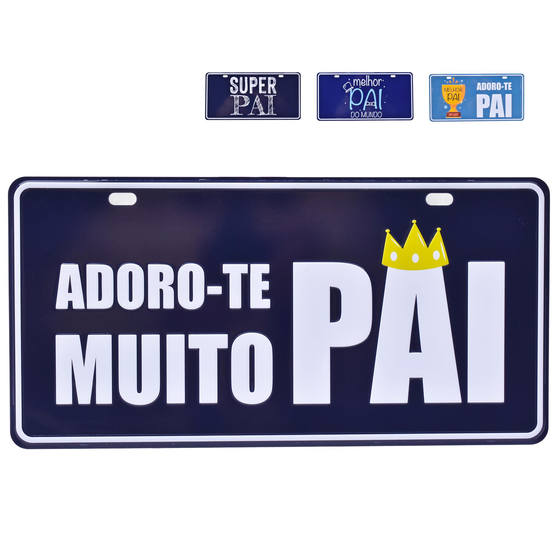 PLACA METAL PAI 15X30 207-106-P CX96 PLACA METAL PAI 15X30 207-106-P CX96