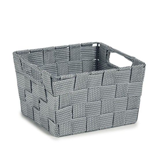 CESTO RECT. CINZA C/ ASAS 23CM 79808 CESTO RECT. CINZA C/ ASAS 23CM 79808