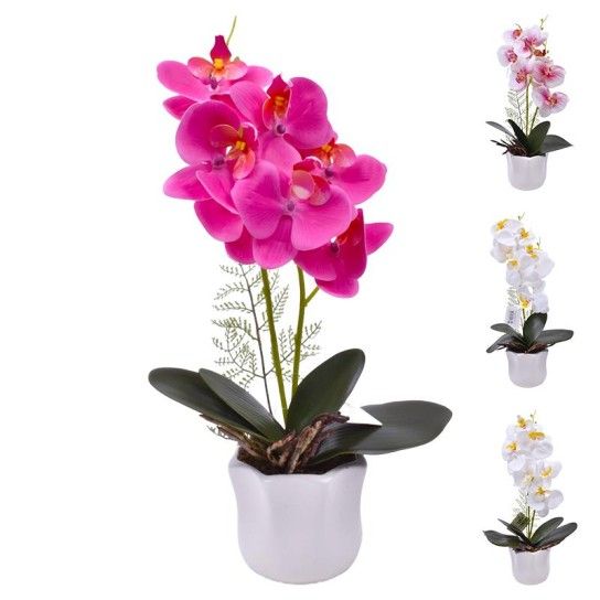 VASO C/FLOR ARTIFICIAL 2439-020