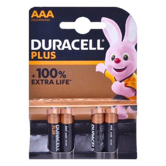 PILHAS DURACELL AAA 4UNI