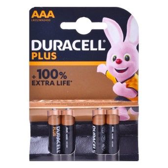PILHAS DURACELL AAA 4UNI