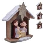 PRESEPIO C/ CABANA E LUZ SORTIDO