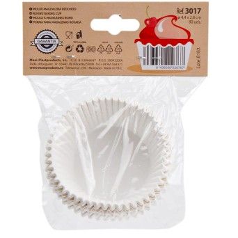 FORMAS PAPEL MADAL 4,4X2,8CM 80UN CX72