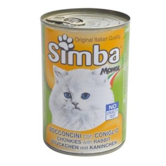 SIMBA GATO C/COELHO E VERDURAS 415G
