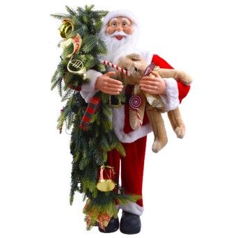 PAI NATAL C/ARVORE C/LUZ E SOM 105CM