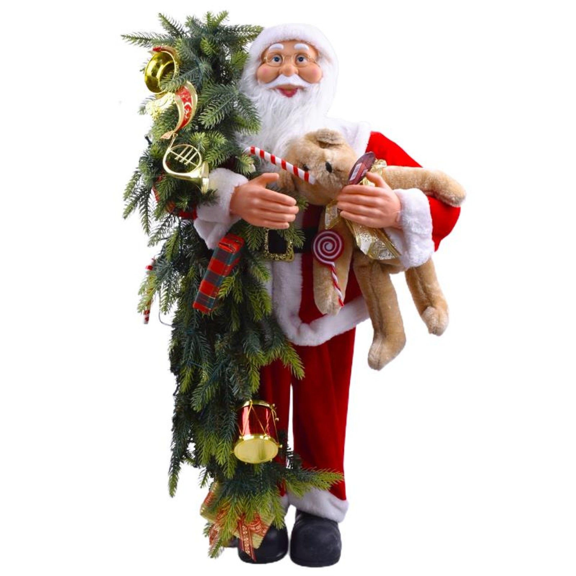 PAI NATAL C/ARVORE C/LUZ E SOM 105CM PAI NATAL C/ARVORE C/LUZ E SOM 105CM