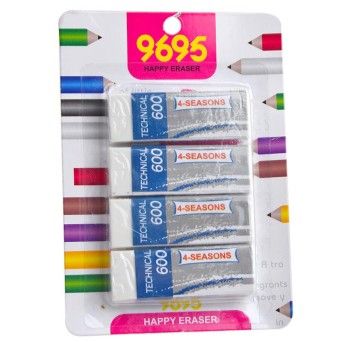 BORRACHA ESCOLAR 4UN 1602-021