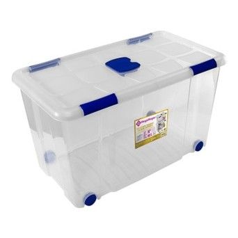 CAIXA PLASTICO N 8 C/RODAS 86L REF. 18930
