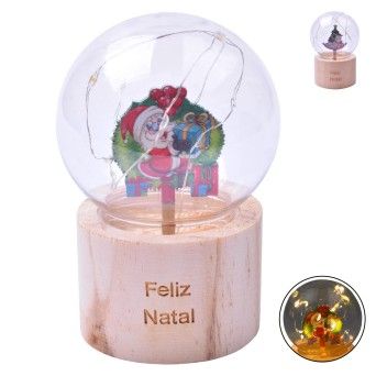 BOLA C/LUZ NATAL 12,5X7X7CM2668-004-N1CX72