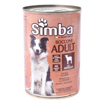SIMBA CAO  CARNE CORDEIRO LATA 415GRS.