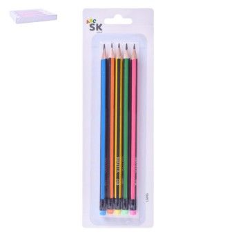 SET 5 LAPIS 18CM 2556-202 CX288