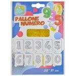 BALAO NUMERO 6  DOURADO C/ 81 CM
