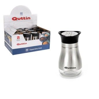 FRASCO ESPECIARIAS INOX 120CC QUTTIN