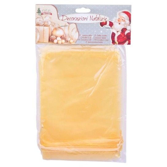 SACO ORGANZA NATAL 13X18 5UNI