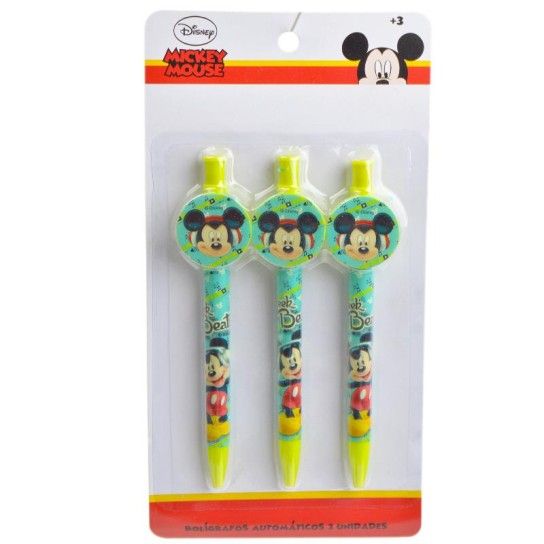 CONJ. 3 ESFEROGRAFICAS MICKEY CONJ. 3 ESFEROGRAFICAS MICKEY
