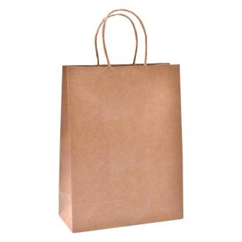 SACO PAPEL 18X8X24CM 042-38 KRAFT CX240