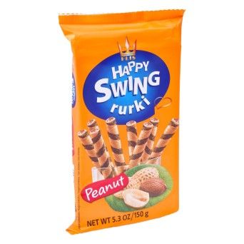 WAFER HAPPY SWING AMENDOIM 150GRS.