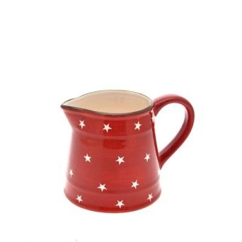 LEITEIRA PORC. ESTRELAS 12CM 5043968 LUNA