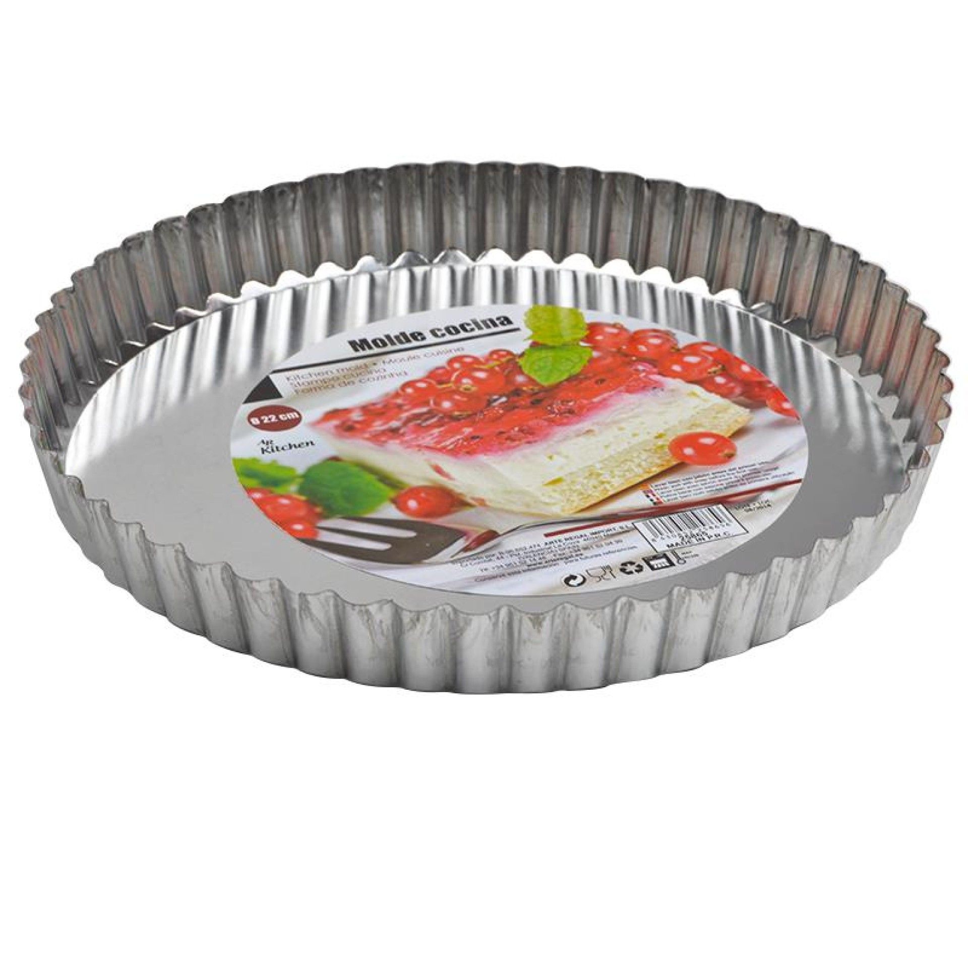 FORMA TARTE METAL 22CM 25865 FORMA TARTE METAL 22CM 25865
