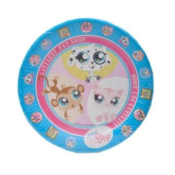 PRATO PAPEL PET SHOP 23CM 8UNI