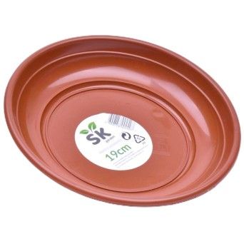 PRATO VASO 19CM CASTANHO