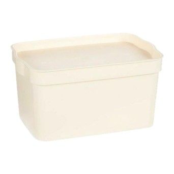 CAIXA PLT COM TAMPA 6L CREME