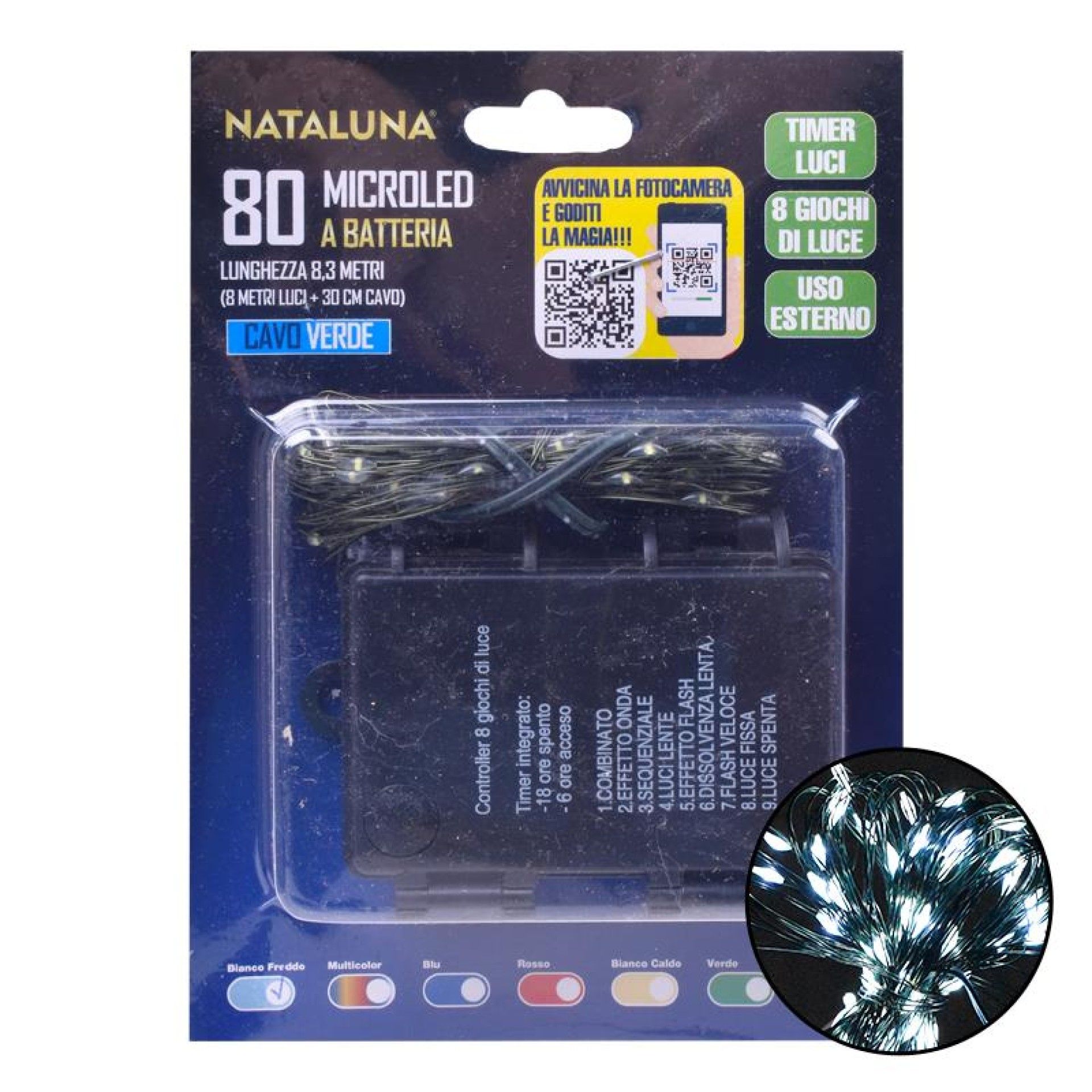 SERIE NATAL 80MICROLED 8,3MT TEMP.BCO SERIE NATAL 80MICROLED 8,3MT TEMP.BCO
