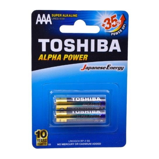 TOSHIBA BLISTER 2 PILHAS LR03GCHBP2SS TOSHIBA BLISTER 2 PILHAS LR03GCHBP2SS