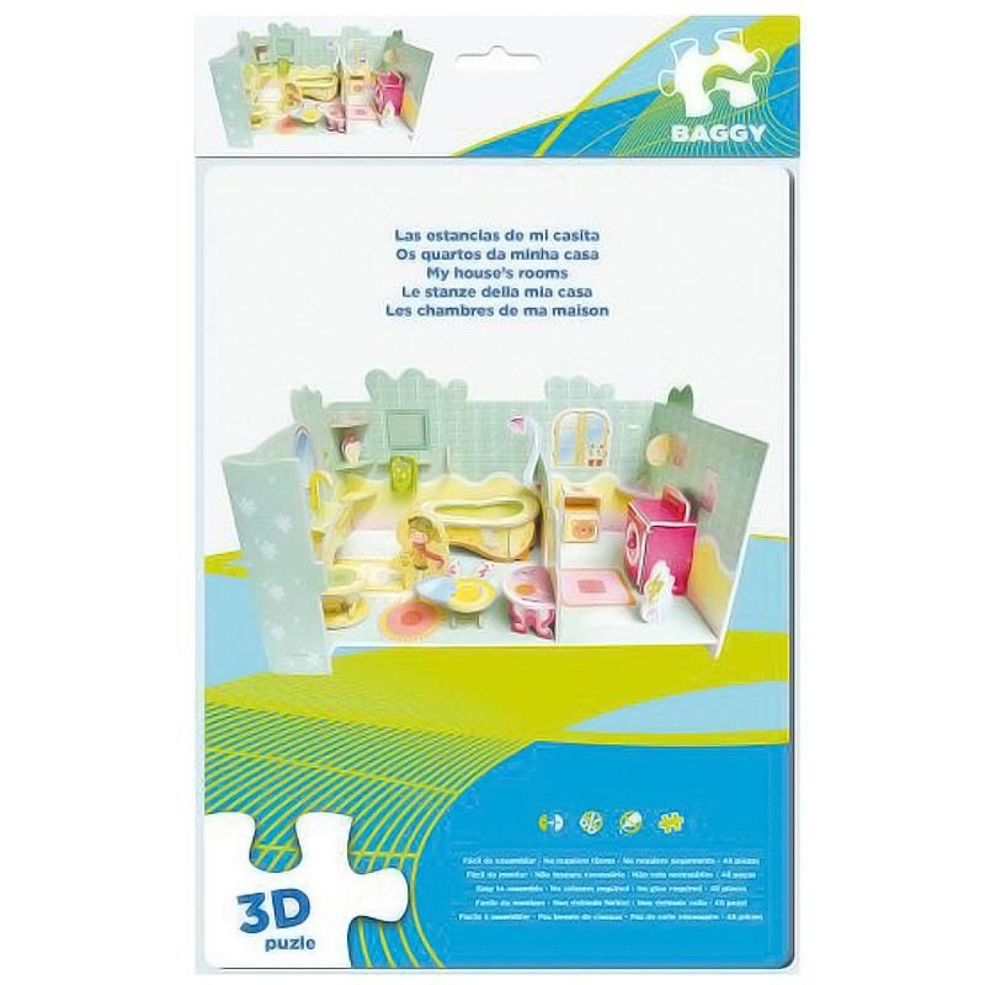 PUZZLE 3D 48PÇS AST0522 PUZZLE 3D 48PÇS AST0522