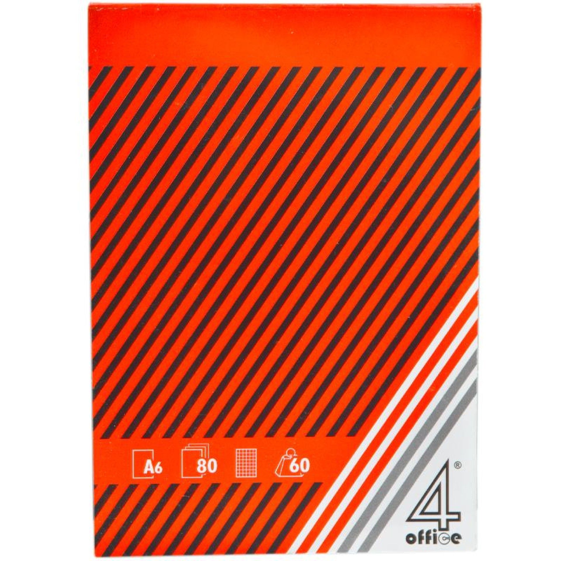 BLOCO PAPEL A6 80FLS QUAD.