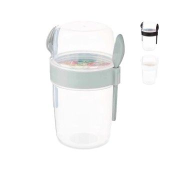 RECIPIENTE PLASTICO 1.1LT C/TALHERES 81919