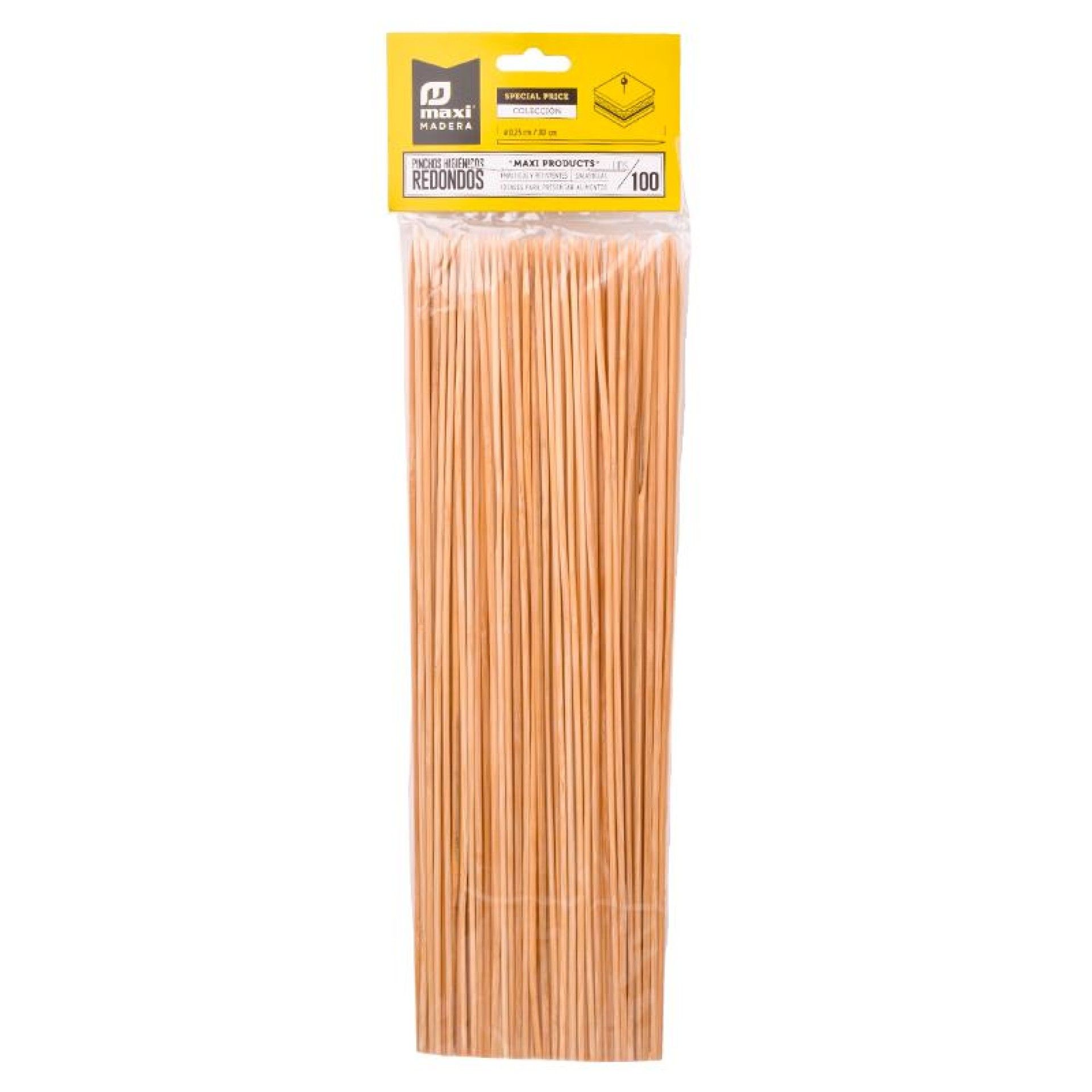 ESPETOS BAMBU 30CM 100UNI ESPETOS BAMBU 30CM 100UNI
